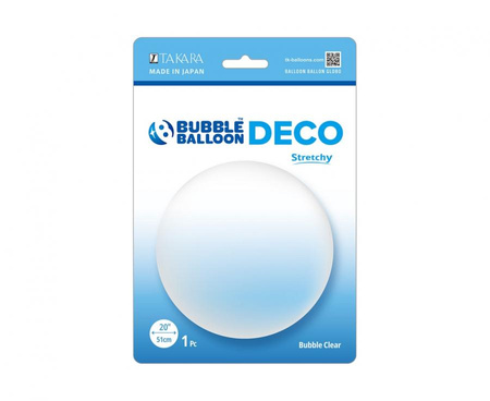 Balon Bubble Deco przezroczysty 50 cm