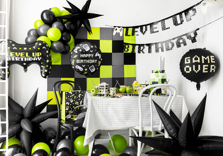 Balon foliowy pastylka Happy Birthday 35 x 35 cm