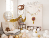 Baner Baby Shower Oh Baby złoty 2,5 m