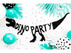 Baner Dinozaury - Dino Party, 20x90 cm