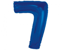 Balon foliowy Smart Cyfra 7 granatowy 92 cm