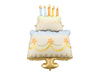 Balon foliowy Tort 62 x 104 cm