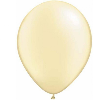 Balon QL 11", metalik kość słoniowa