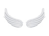 Balony foliowe do girland Skrzydła białe 104 x 60 cm 2 szt.