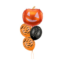 Zestaw na Halloween - balon foliowy Dynia, 40x40cm
