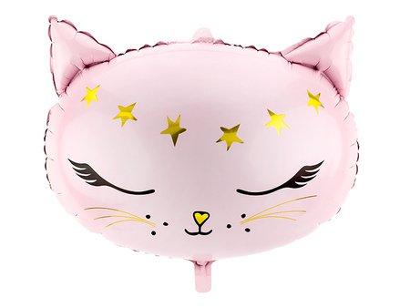 Balon foliowy Kotek różowy 48 x 36 cm