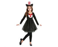 #STDZ Zestaw dla dzieci Kotek dziewczynka (opaska, sukienka, spodnie), rozm. 110/120 cm