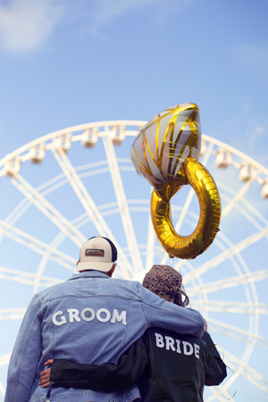 Balon foliowy Pierścionek, 60 x 95 cm