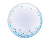 Balon Takara DECO Blue Confetti Dots, 24"