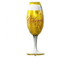 #BFK Balon foliowy Kieliszek złoty "Cheers", 22x73cm