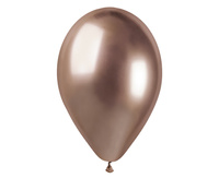 Balony GB120 shiny 13 cali - różowo-złote