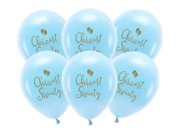 BALONY ECO 33CM CHRZEST ŚW. BŁĘKIT