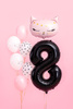 Balon foliowy Cyfra 8 czarny 86 cm