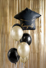 Balon foliowy Czapka "Congrats!", 60x55 cm, mix