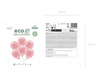 Balony Eco 33 cm, Chrzest Święty, rumiany różowy (1 op. / 6 szt.)