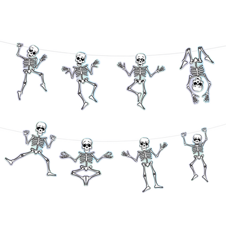 Girlanda Halloween Szkielety 200cm