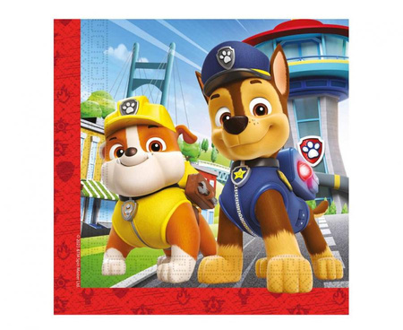 #PS Serwetki papierowe Paw Patrol Rescue Heroes, rozm. 33 x 33 cm, 20 szt. (papier FSC)