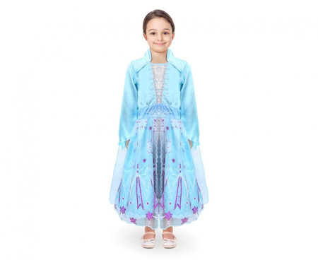 Strój dla dzieci "Błękitna Princess" (sukienka) rozm. 95-110 cm