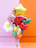Balon foliowy Gwiazdka złoty 70 cm