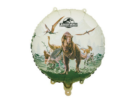 Balon foliowy pastylka Jurassic World 35 x 35 cm