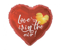 Balon foliowy Serce czerwony 45 cm Godan