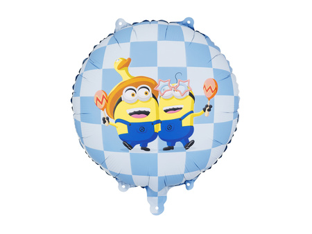 Balon foliowy pastylka Minionki 35 x 35 cm