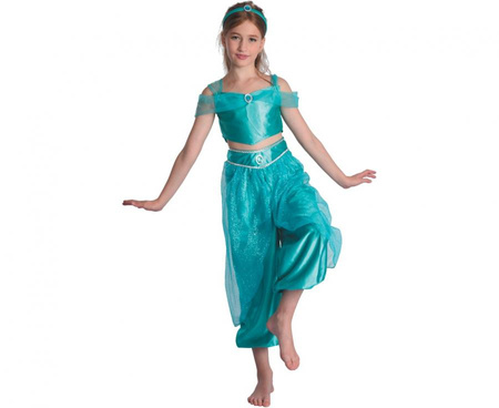 Zestaw dla dzieci Arabska Księżniczka (bluzka, spodnie, opaska), rozm.120/130 cm