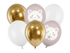 Balony lateksowe Miś polarny mix 30 cm 6 szt.