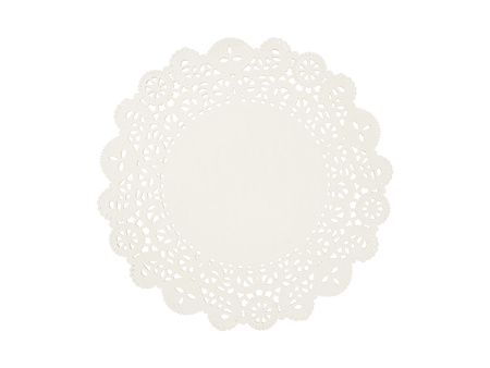 Podkładki pod talerze, biały, średnica ok. 35,5 cm (1 op. / 50 szt.)