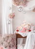 Toppery na tort Kwiaty 13-14,5 cm 8 szt.
