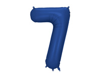 Balon foliowy Cyfra 7 granatowy 86 cm