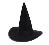 Kapelusz Wiedźma flokowany Halloween rozm. S