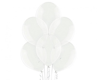 Balon lateksowy Crystal Clear przezroczysty 29 cm