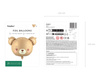 Balon foliowy Miś 56 x 40 cm