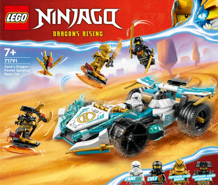 Klocki Ninjago 71791 Smocza moc Zanea - wyścigówka spinjitzu