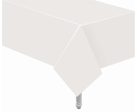 Obrus papierowy biały 132 x 183 cm