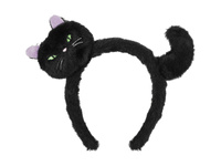 Opaska Kot Halloween czarna 23,5 x 18 cm