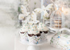 Dekoracje do muffinek - Gołębie, 14.5 cm, mix (1 op. / 6 szt.)