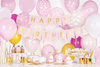 Balon lateksowy Chmurki Crystal przezroczysty 30 cm