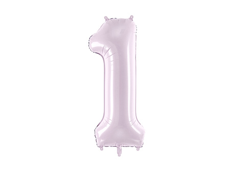 Balon foliowy Cyfra ''1'', 72cm, fiolet