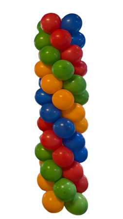 Kolumna balonowa klasyczna - możliwe warianty