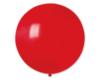 Balon lateksowy Pastel Red czerwony 50 cm