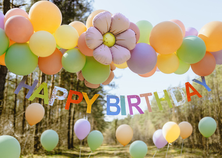 Baner Happy Birthday 2,2 m