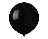 Balon lateksowy Pastel Black czarny 50 cm