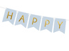 Baner Happy Birthday, j. niebieski, 15 x 175 cm