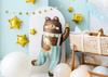 Balon foliowy Gwiazdka złoty 12 cm