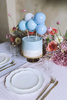 Balonowy topper na tort, niebieski,  29 cm