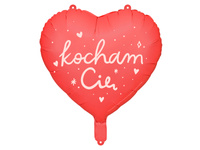 Balon foliowy Serce Kocham Cię 45 cm
