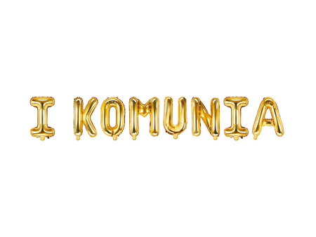 Balon foliowy - I Komunia, 260x40 cm