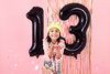 Balon foliowy Cyfra 1 czarny 86 cm